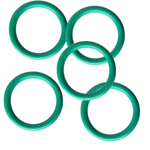 GuidNaurys 5 stücke Fluorkautschuk O Ringe 2,5mm Draht Durchmesser Grün Dichtring Dichtung FKM O Ring Dichtung Waschmaschine Maschine Öl Abdichtung Dichtung undicht(OD 70mm) von GuidNaurys
