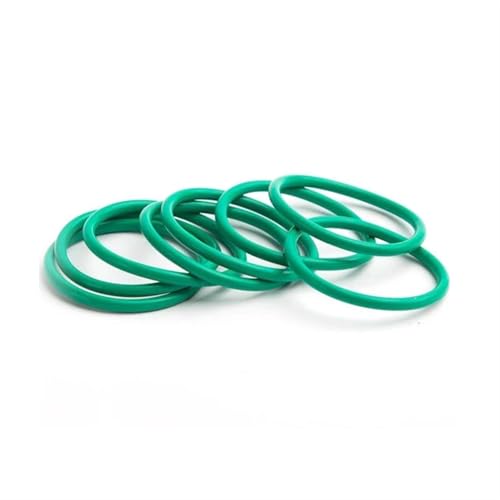 GuidNaurys 50 Stück 2,5 mm CS Grüne O-Ringe FKM o ring 15 mm bis 29 mm Innendurchmesser Gleitringdichtung Unterlegscheibe Fluorkautschuk-Dichtungsring Dichtung undicht(OD 33mm) von GuidNaurys
