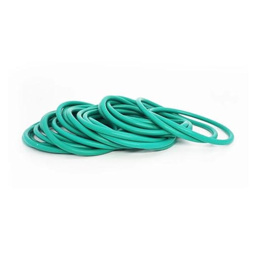 GuidNaurys 50 stücke Fluorkautschuk FKM o ring Dichtung 1,8mm Draht Durchmesser 18mm bis 30mm Innen Durchmesser Grün Öl Dichtung Washer Dichtung undicht(ID 23.6mm) von GuidNaurys