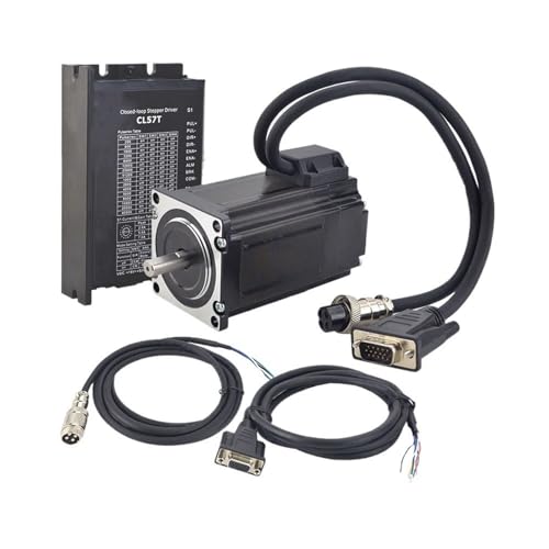 GuidNaurys 5A 2Nm Nema 23 Closed Loop Schrittmotor 2 Phasen CL57T Schrittservotreiber 1,7 Meter Kabel 57 Schrittmotor mit Encoder-Treiber-Kit Bühne Montage von GuidNaurys