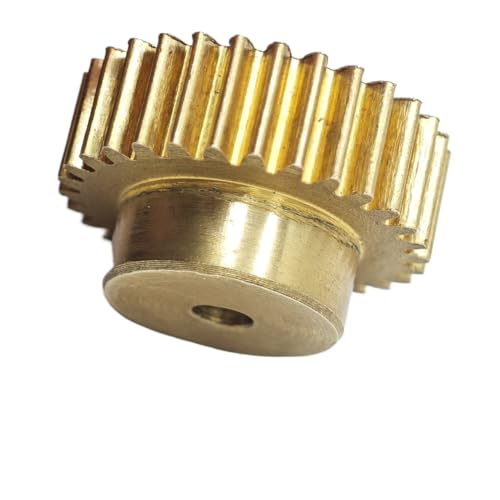 GuidNaurys Stirnradgetriebe aus Messing mit 97 Zähnen, 0,5 Modul, 5 mm Zahndicke, zylindrisches Zahnrad for mechanische Projekte Getriebe(3mm bore) von GuidNaurys