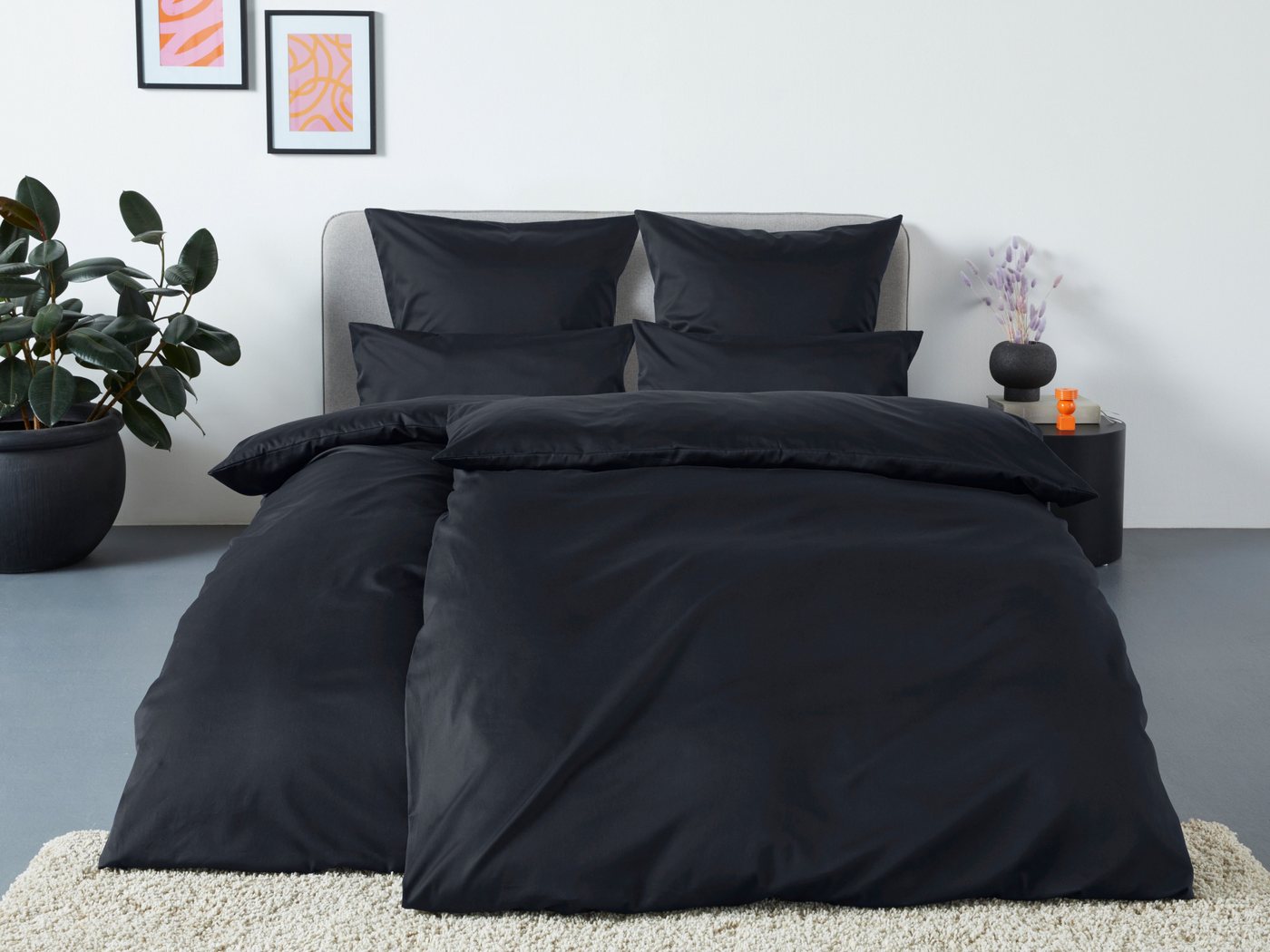 Guido Maria Kretschmer Home&Living Bettwäsche Mila in 135x200, 155x220 oder 200x200 cm, Mako-Satin, 2 teilig, Mako-Satin, Bettwäsche aus Baumwolle, unifarbene Bettwäsche Guido Maria Kretschmer Home&Living Bettwäsche Mila in 135x200, 155x220 oder 200x200 cm, Mako-Satin, 2 teilig, Mako-Satin, Bettwäsche aus Baumwolle, unifarbene Bettwäsche von Guido Maria Kretschmer Home&Living