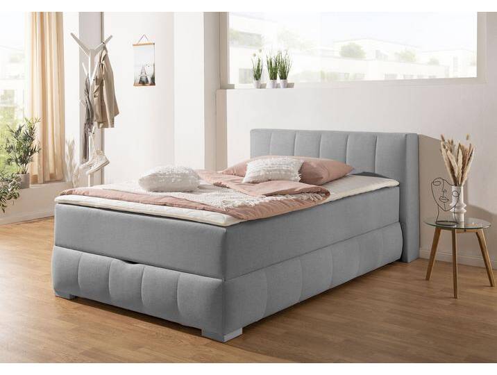 Boxbett Chelles , grau, B:147cm L:225cm, GUIDO MARIA KRETSCHMER HOME & LIVING, Komplettbetten, inkl. Topper und Bettkasten Boxbett Chelles , grau, B:147cm L:225cm, GUIDO MARIA KRETSCHMER HOME & LIVING, Komplettbetten, inkl. Topper und Bettkasten von Guido-Maria-Kretschmer-Home-&-Living