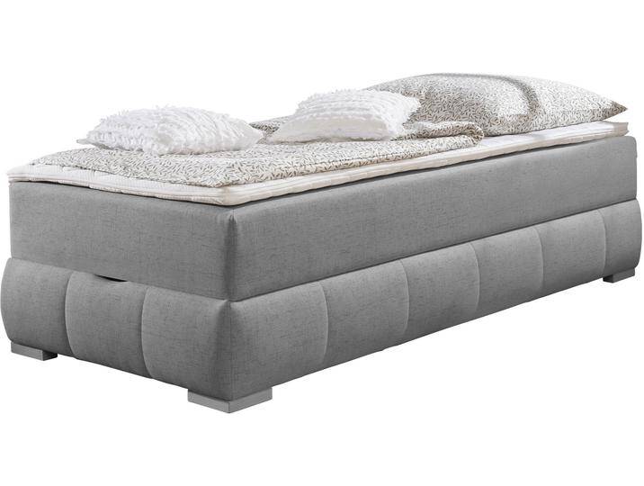 Boxbett Wehma , grau, B:104cm L:204cm, GUIDO MARIA KRETSCHMER HOME & LIVING, Komplettbetten, ohne Kopfteil, inklusive Topper und Bettkasten von Guido-Maria-Kretschmer-Home-&-Living