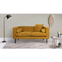 Guido Maria Kretschmer Home&Living 2-Sitzer "Lillibeth Designsofa mit Wellenunterfederung, Maße B/T/H: 155/74/83 cm", Zierkissen als Wendekissen, in Samtoptik oder Cord von Guido Maria Kretschmer Home & Living