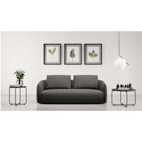 TRENDMANUFAKTUR 3-Sitzer "Shawn Designsofa mit elegant geschwungen Armlehnen, bequem" organischer Form, mit hochwertigem Bezug von Trendmanufaktur