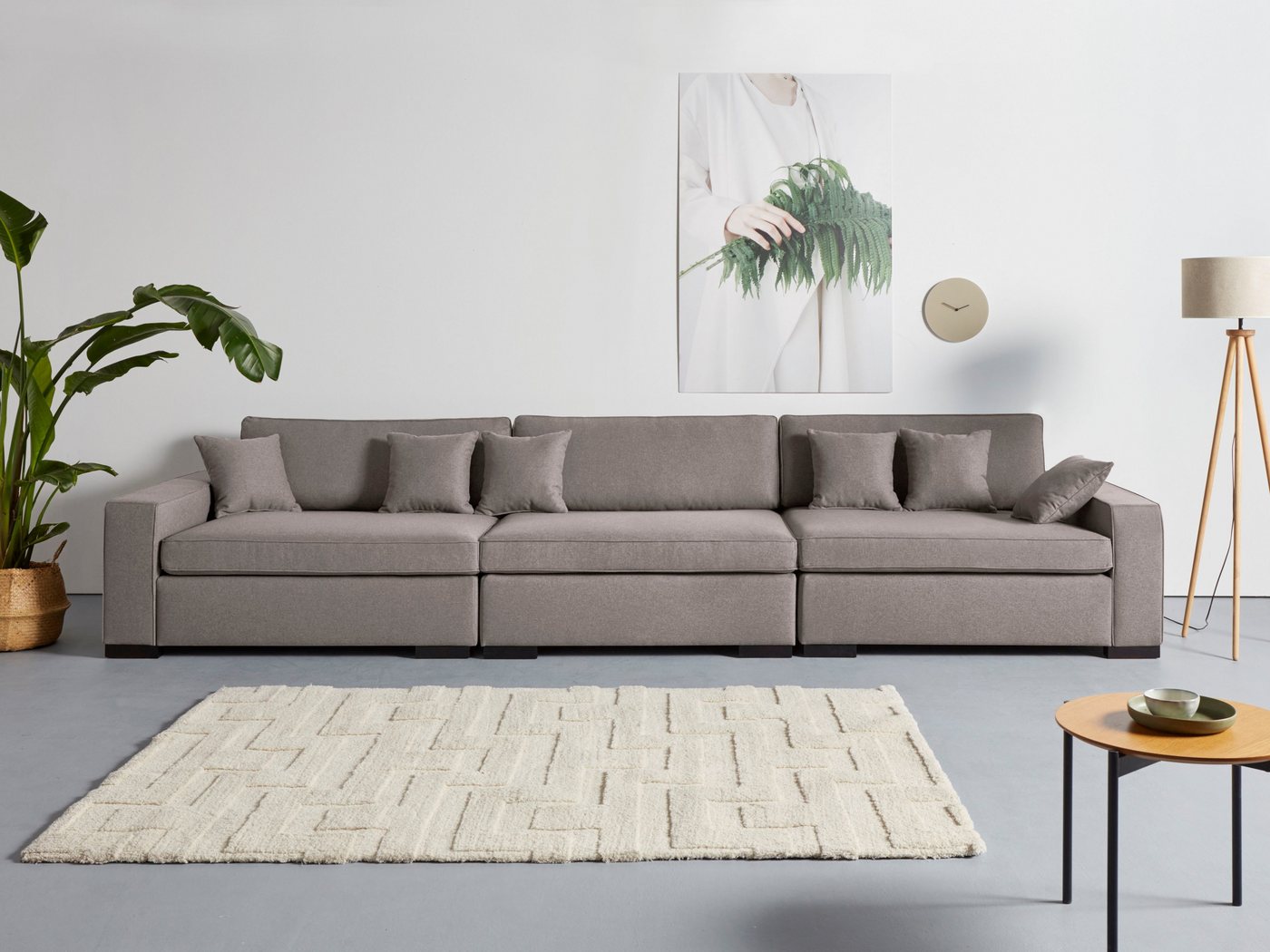 Guido Maria Kretschmer Home&Living 3-Sitzer Skara XXL, Lounge-Sofa XXL mit Federkern-Polsterung, in vielen Bezugsvarianten von Guido Maria Kretschmer Home&Living