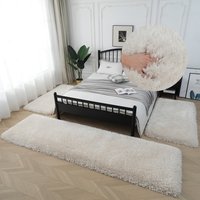 Guido Maria Kretschmer Home&Living Bettumrandung "Micro exclusiv Teppich, sehr hoher Flor, weich durch Mikrofaser", (3 tlg.), Bettvorleger, Läufer-Set, weich, unifarben, Microfaser, Schlafzimmer von Guido Maria Kretschmer Home & Living
