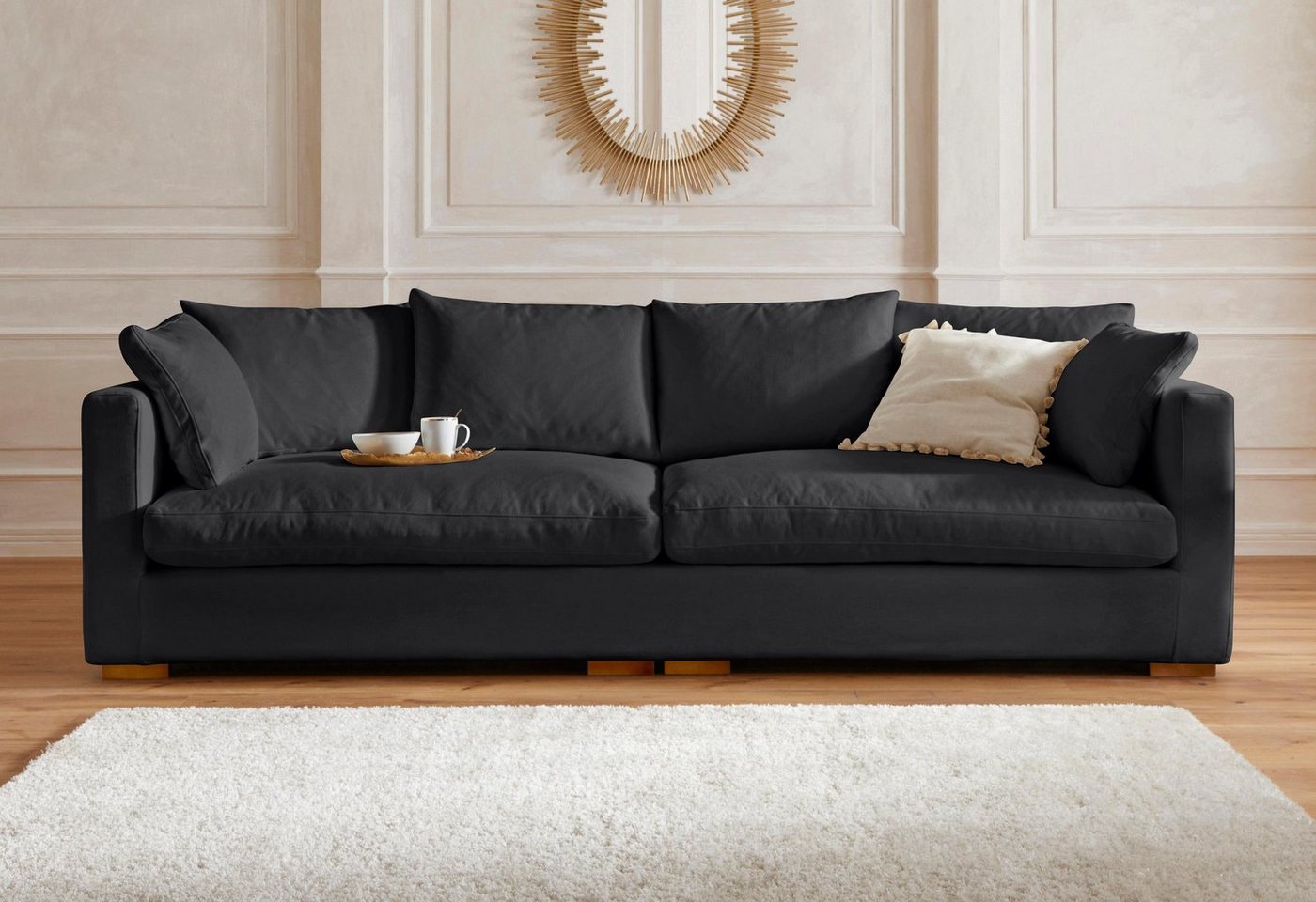 Guido Maria Kretschmer Home&Living Big-Sofa Pantin, extra weich und kuschelig, Füllung mit Federn und Daunen von Guido Maria Kretschmer Home&Living