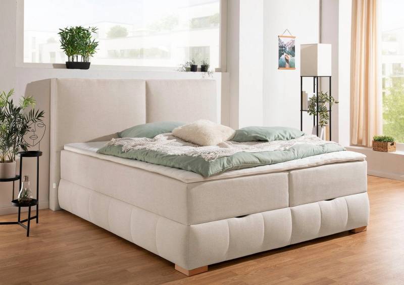 OTTO home Boxbett Wehma, in H2, H3 & H4 wählbar, inklusive Topper von OTTO home