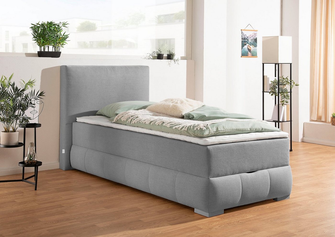 OTTO home Boxbett Wehma, in H2, H3 & H4 wählbar, inklusive Topper von OTTO home