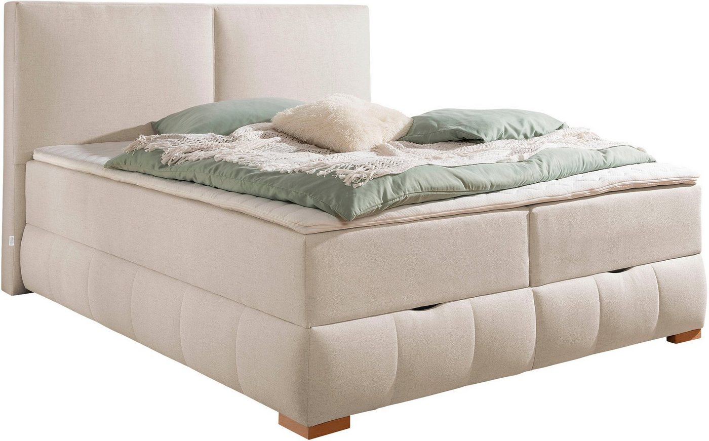 OTTO home Boxbett Wehma, in H2, H3 & H4 wählbar, inklusive Topper von OTTO home