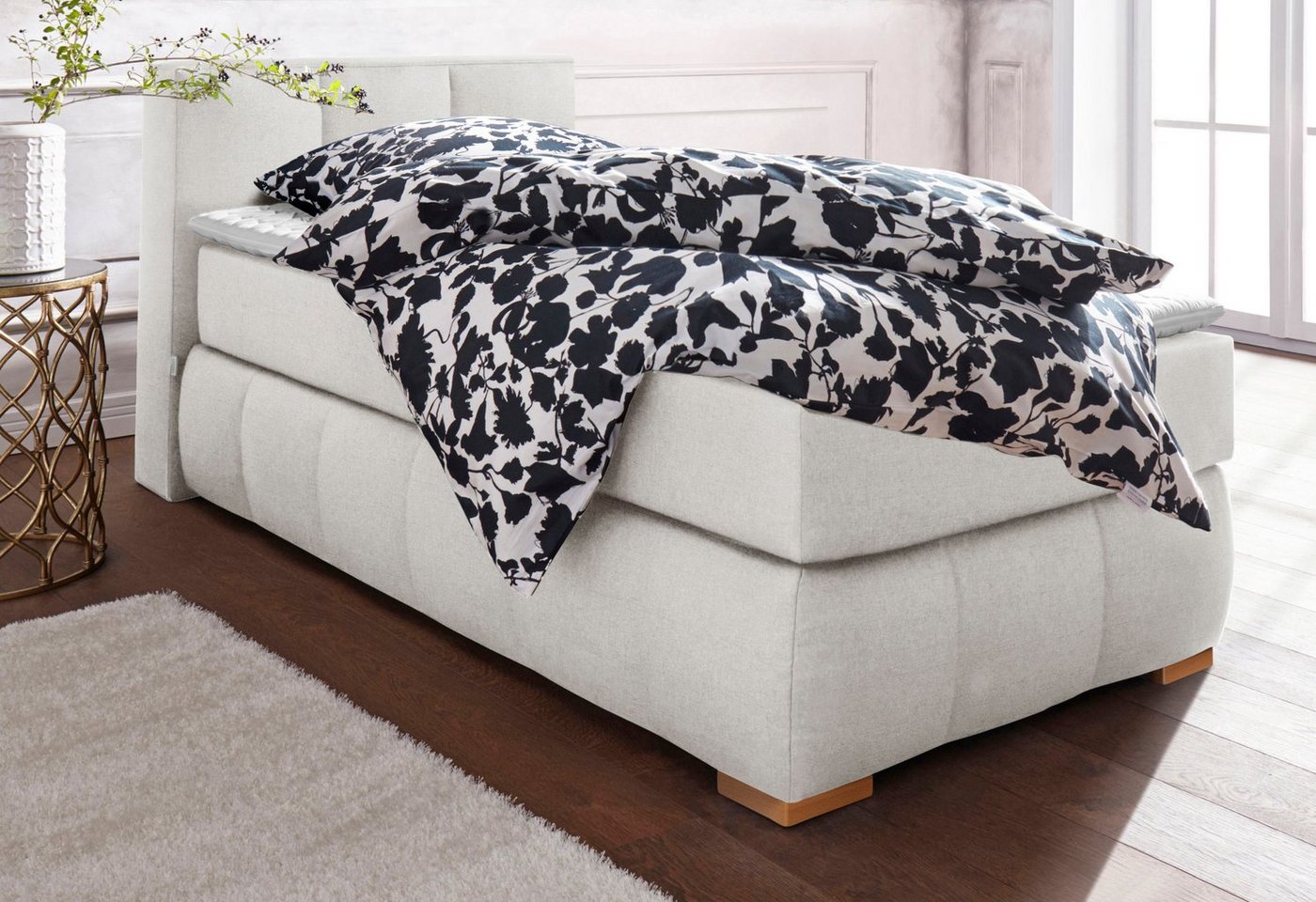 Guido Maria Kretschmer Home&Living Boxspringbett Chelles, inkl. Kaltschaumtopper, in 5 Breiten und 3 Matratzenarten Guido Maria Kretschmer Home&Living Boxspringbett Chelles, inkl. Kaltschaumtopper, in 5 Breiten und 3 Matratzenarten von Guido Maria Kretschmer Home&Living