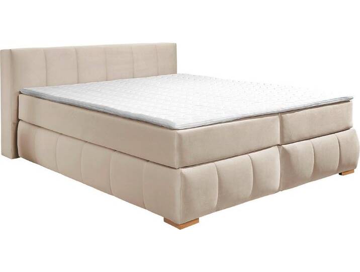 Guido Maria Kretschmer Home&Living Boxspringbett Chelles, inkl. Topper, in XXL- Überlänge 220 cm, Unterbox mit feine Wölbung, beige, 7-Zonen-Tonnentaschen-Federkernmatratze Guido Maria Kretschmer Home&Living Boxspringbett Chelles, inkl. Topper, in XXL- Überlänge 220 cm, Unterbox mit feine Wölbung, beige, 7-Zonen-Tonnentaschen-Federkernmatratze von Guido-Maria-Kretschmer-Home-&-Living