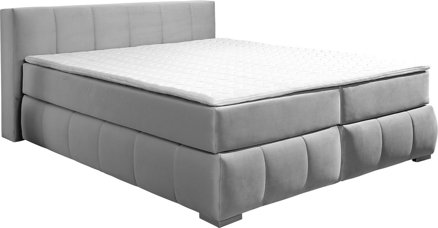 Guido Maria Kretschmer Home&Living Boxspringbett Chelles, inkl. Topper, in XXL- Überlänge 220 cm, Unterbox mit feine Wölbung von Guido Maria Kretschmer Home&Living