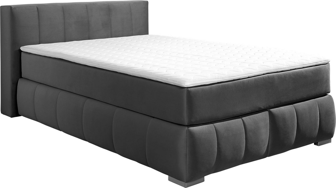 Guido Maria Kretschmer Home&Living Boxspringbett Chelles, inkl. Topper, in XXL- Überlänge 220 cm, Unterbox mit feine Wölbung von Guido Maria Kretschmer Home&Living