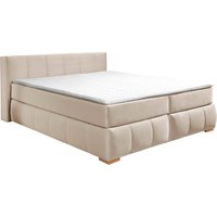 Guido Maria Kretschmer Home&Living Boxspringbett "Chelles", inkl. Topper, in XXL- Überlänge 220 cm, Unterbox mit feine Wölbung von Guido Maria Kretschmer Home&Living