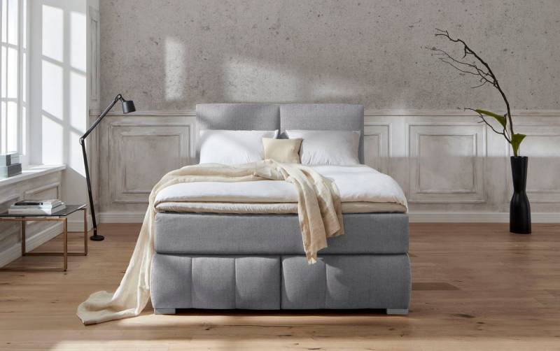 Home affaire Boxspringbett Wehma, inkl. Topper in 3 verschiedenen Matratzen, auch in Samtstoff Home affaire Boxspringbett Wehma, inkl. Topper in 3 verschiedenen Matratzen, auch in Samtstoff von Home affaire