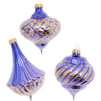 Guido Maria Kretschmer Home&Living Christbaumschmuck "Meerle, Weihnachtsbaumkugel, Christbaumkugel", (Set, 6 tlg.), Weihnachtsdeko aus Glas, mundgeblasen und handbemalt von Guido Maria Kretschmer Home & Living