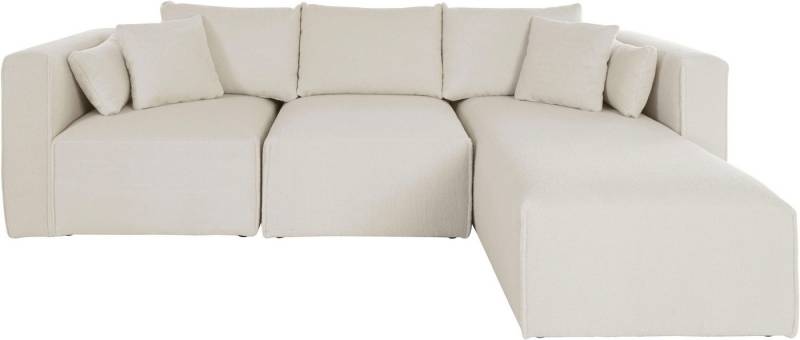 Guido Maria Kretschmer Home&Living Ecksofa Comfine L-Form, zusammengesetzt aus Modulen, 3 Bezugsqualitäten und viele Farben von Guido Maria Kretschmer Home&Living