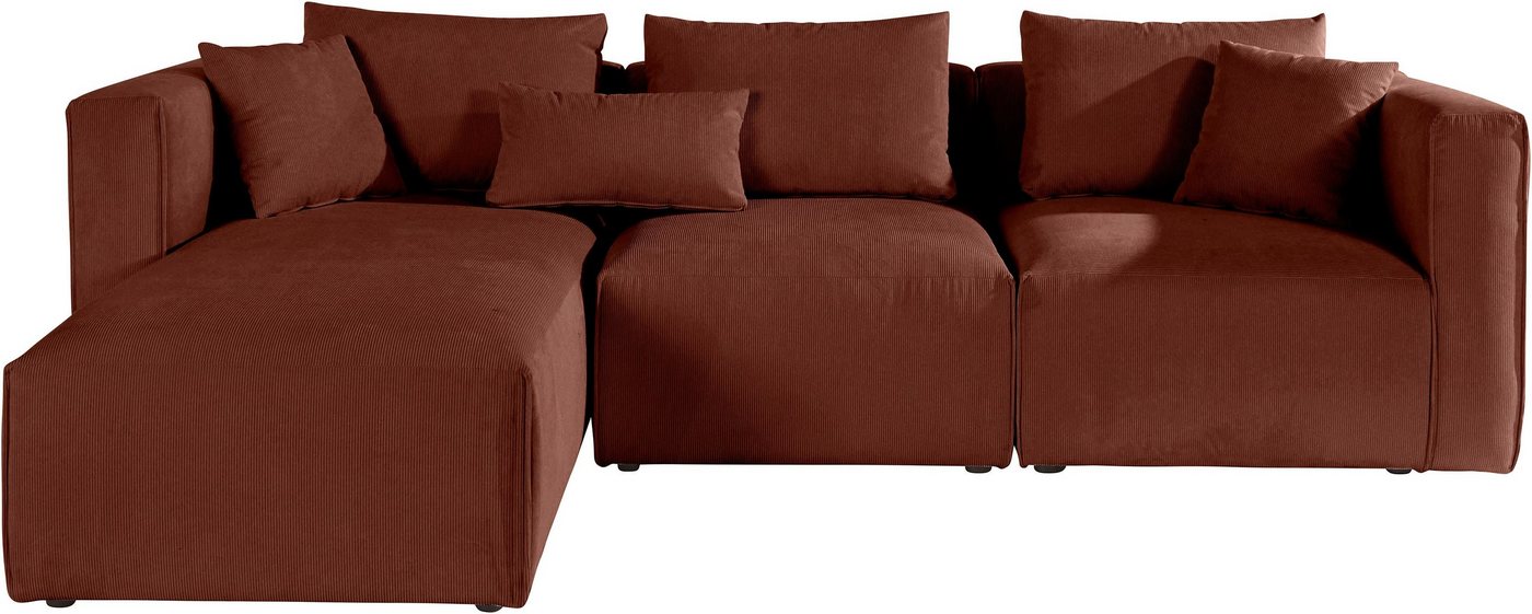 Guido Maria Kretschmer Home&Living Ecksofa Comfine L-Form, zusammengesetzt aus Modulen, 3 Bezugsqualitäten und viele Farben von Guido Maria Kretschmer Home&Living