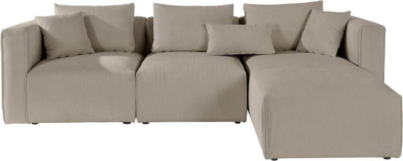 Guido Maria Kretschmer Home&Living Ecksofa Comfine L-Form, zusammengesetzt aus Modulen, 3 Bezugsqualitäten und viele Farben von Guido Maria Kretschmer Home&Living
