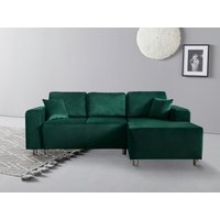 Guido Maria Kretschmer Home&Living Ecksofa "Györ", L-Form, wahlweise mit Bettfunktion und Bettkasten incl. 2 Zierkissen von Guido Maria Kretschmer Home&Living