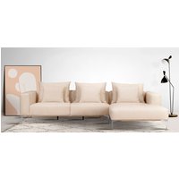 Guido Maria Kretschmer Home&Living Ecksofa "JANTE L-Form", wahlweise Recamiere links oder rechts, mit Chromfüßen von Guido Maria Kretschmer Home&Living