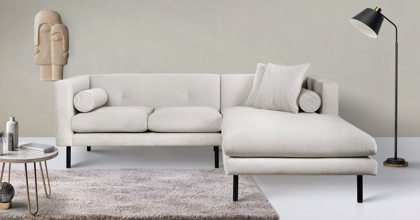 Guido Maria Kretschmer Home&Living Ecksofa Lillibeth, Zierkissen als Wendekissen, in Samtoptik oder Cord von Guido Maria Kretschmer Home&Living