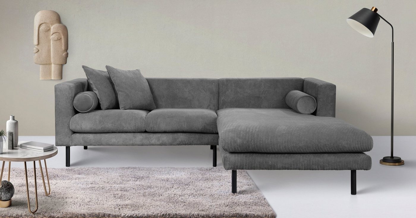 Guido Maria Kretschmer Home&Living Ecksofa Lillibeth, Zierkissen als Wendekissen, in Samtoptik oder Cord von Guido Maria Kretschmer Home&Living