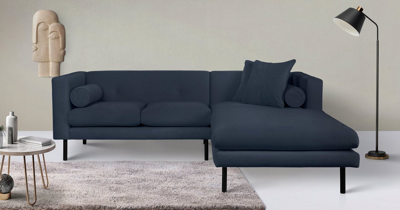 Guido Maria Kretschmer Home&Living Ecksofa Lillibeth, Zierkissen als Wendekissen, in Samtoptik oder Cord von Guido Maria Kretschmer Home&Living