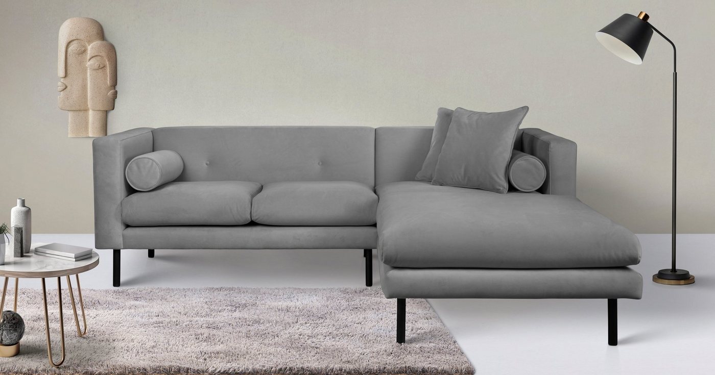 Guido Maria Kretschmer Home&Living Ecksofa Lillibeth, Zierkissen als Wendekissen, in Samtoptik oder Cord von Guido Maria Kretschmer Home&Living