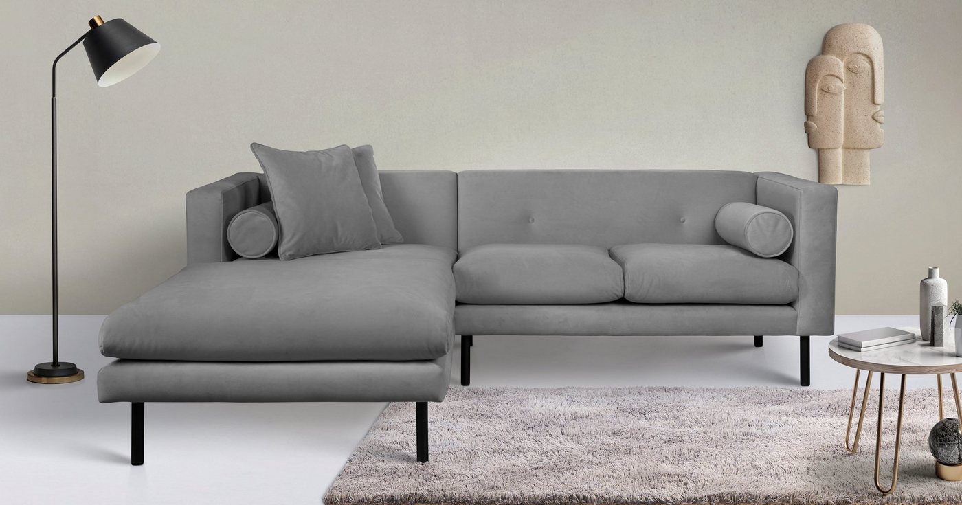 Guido Maria Kretschmer Home&Living Ecksofa Lillibeth, Zierkissen als Wendekissen, in Samtoptik oder Cord von Guido Maria Kretschmer Home&Living