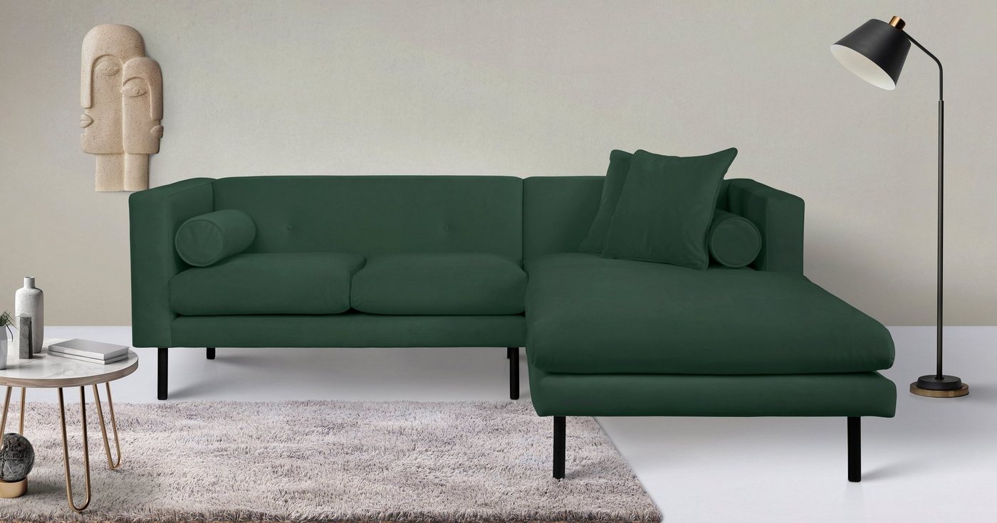 Guido Maria Kretschmer Home&Living Ecksofa Lillibeth, Zierkissen als Wendekissen, in Samtoptik oder Cord von Guido Maria Kretschmer Home&Living