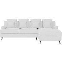 Home affaire Ecksofa "NORIN L-Form" zwei Fußarten: vorne - Rollen, hinten - Holzfüße von home affaire