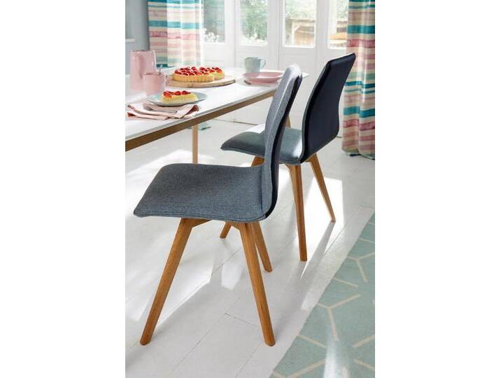 Guido Maria Kretschmer Home&Living Esszimmerstuhl Dalea (Set, 6 St), im 2er, 4er oder 6er-Set, Küchenstuhl, schwarz, 6 St., schwarz-petrol von Guido-Maria-Kretschmer-Home-&-Living