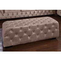 Home affaire Polsterhocker "Kalina", mit klassischer Chesterfield-Knopfheftung von home affaire