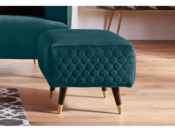 Home affaire Hocker Oradea, passend zur Oradea-Serie, blau, petrol von Home-affaire