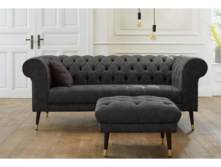 Home affaire Hocker Tinnum, grau, anthrazit Home affaire Hocker Tinnum, grau, anthrazit von Home-affaire