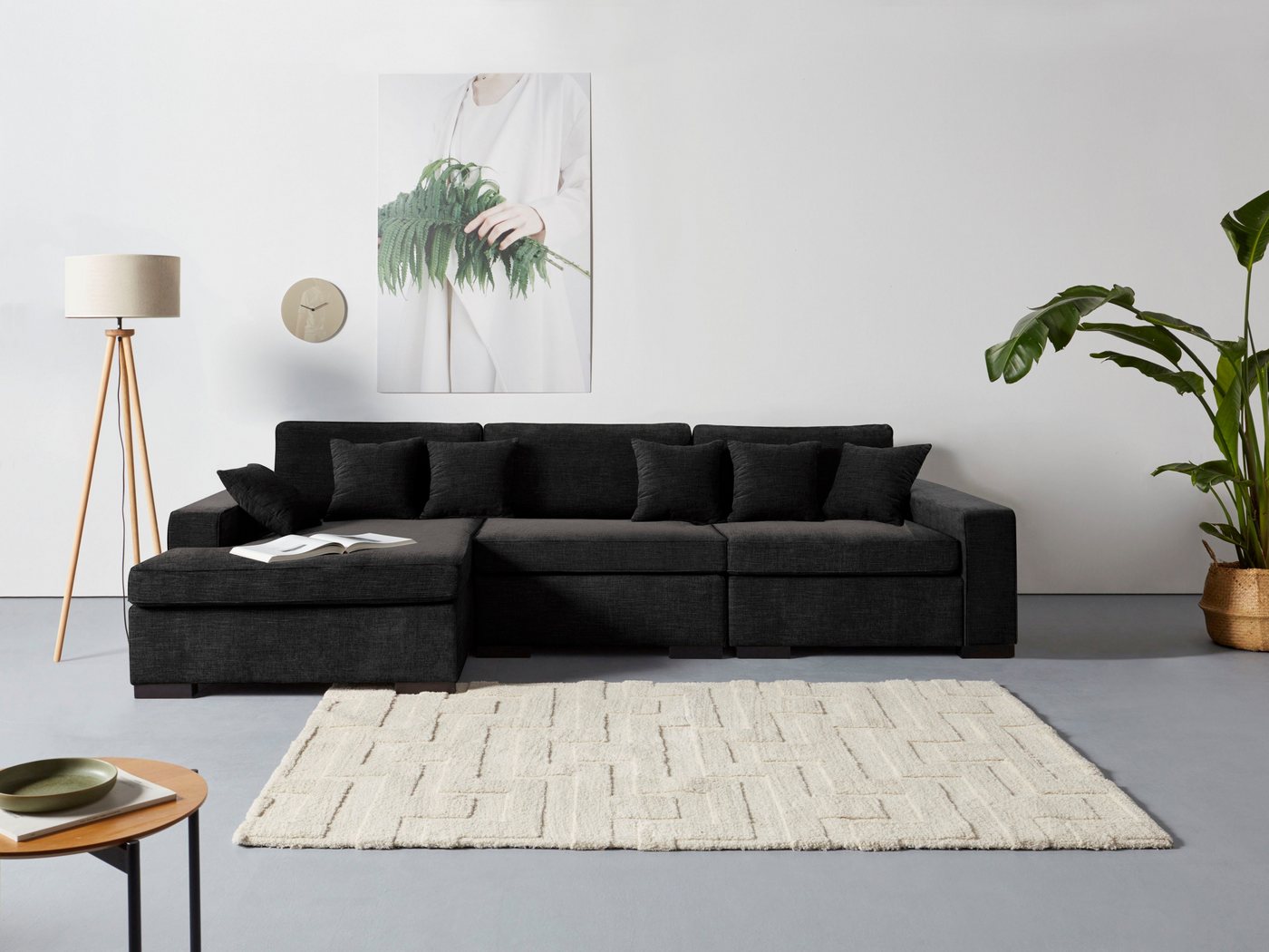 Guido Maria Kretschmer Home&Living Ottomane Skara, Lounge-Sofa mit Federkernpolsterung, in vielen Bezugsvarianten von Guido Maria Kretschmer Home&Living