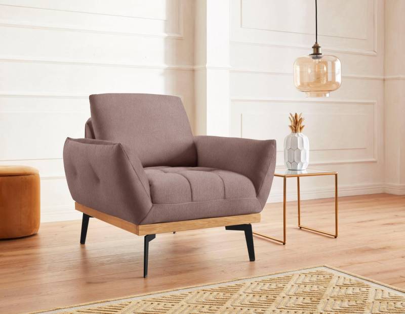 exxpo - sofa fashion Sessel Palic, Loungesessel mit Rückenverstellung, hoher Entspannungskomfort, inklusive Rückenverstellung von exxpo - sofa fashion