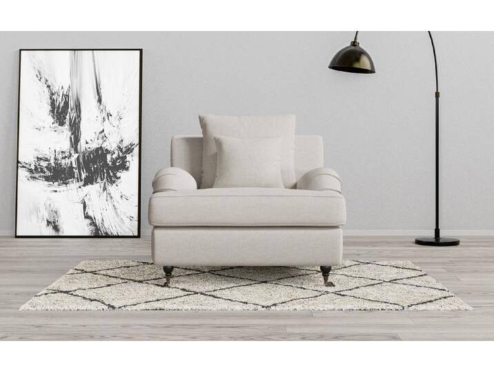 Home affaire Sessel NORIN, zwei Fußarten: vorne - Rollen, hinten - Holzfüße, beige, creme Home affaire Sessel NORIN, zwei Fußarten: vorne - Rollen, hinten - Holzfüße, beige, creme von Home-affaire