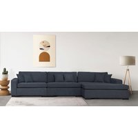 Home affaire Sofa-Eckelement "Skara XXL L-Form", Lounge-Sofa XXL mit Federkern-Polsterung, in vielen Bezugsvarianten von home affaire