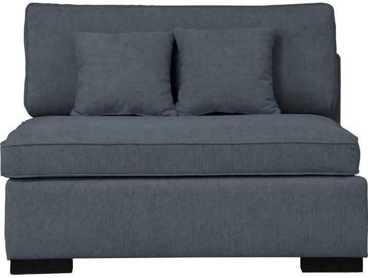 Home affaire Sofa-Mittelelement Skara XXL, Modul XXL - zum eigenen Zusammenstellen, in vielen Bezugsqualitäten, blau grau, graublau von Home-affaire