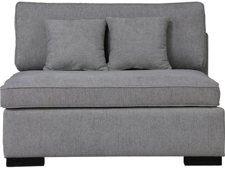 Home affaire Sofa-Mittelelement Skara XXL, Modul XXL - zum eigenen Zusammenstellen, in vielen Bezugsqualitäten, grau, hellgrau von Home-affaire