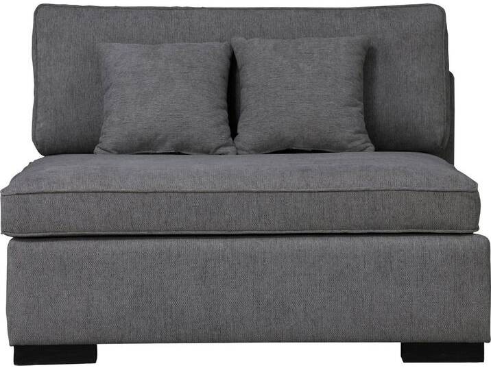 Home affaire Sofa-Mittelelement Skara XXL, Modul XXL - zum eigenen Zusammenstellen, in vielen Bezugsqualitäten, grau schwarz, dunkelgrau von Home-affaire