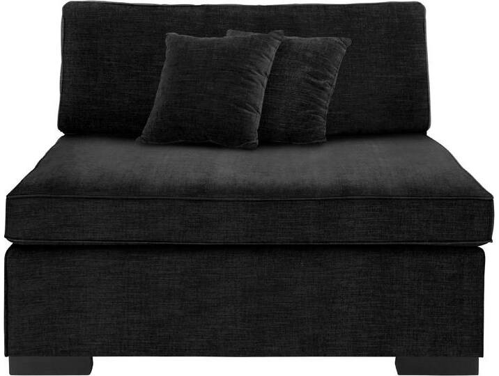 Home affaire Sofa-Mittelelement Skara XXL, Modul XXL - zum eigenen Zusammenstellen, in vielen Bezugsqualitäten, schwarz, anthrazit von Home-affaire