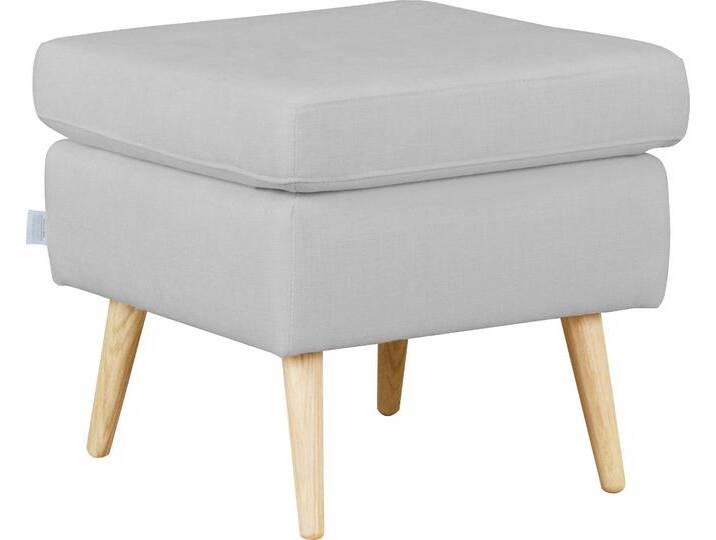 Polsterhocker HOME AFFAIRE Sallito , grau (hellgrau), B:52cm H:49cm T:52cm, Struktur Hahnentritt (67% Polypropylen, 33% Polyester), Samtoptik (100% Polyester), Fellimitat (100% Polyester), Samtcord (92% Polyester, 8% Polyamid), Struktur (100% Polyester), Struktur fein (100% Polyester), Hocker, die kleinere Version von Salla , in 6 Bezugsqualitäten von Home-affaire