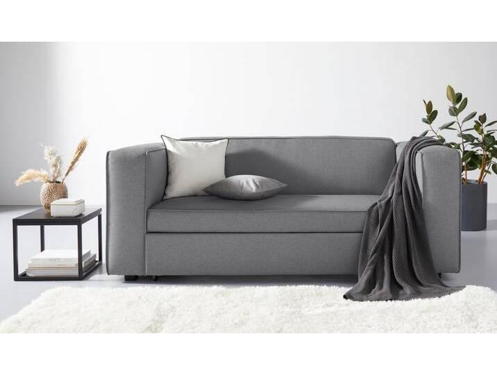 Schlafsofa Asmund, Design-Schlafsofa, komfortable Bedienung , grau, B:210cm H:84cm T:95cm, GUIDO MARIA KRETSCHMER HOME & LIVING, Sofas, perfekter Sitzkomfort, Liegefläche 160/200 cm von Guido-Maria-Kretschmer-Home-&-Living