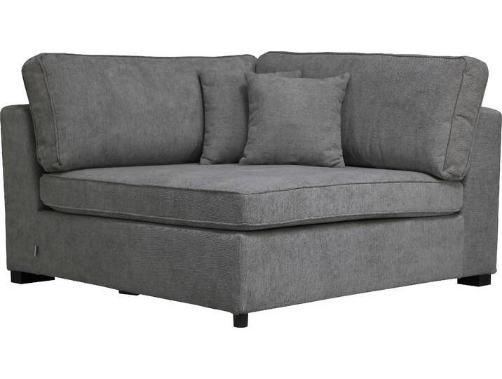 Sofa HOME AFFAIRE Skara XXL , grau (dunkelgrau), B:130cm H:86cm T:130cm, 100% Polyester, Sofas, Sofa-Element, Eckelement zur individuellen Polstergarnitur-Gestaltung von Home-affaire
